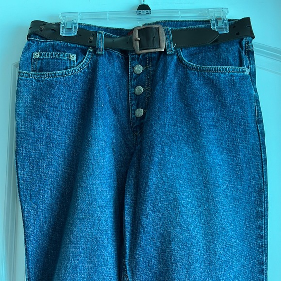 Zena Jeans, never worn, like new, Size 10, Blue, button fly style - Picture 2 of 6